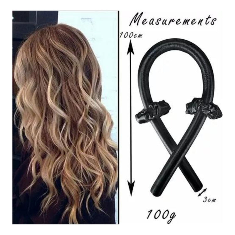Rizadores De Cabello Diadema Con Rizos De Seda Sin Calor
