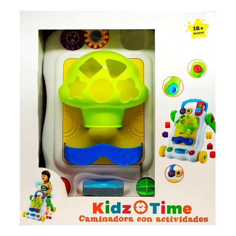Andadera Caminadora Con Actividades Kidz Time, Destreza Color Multicolor