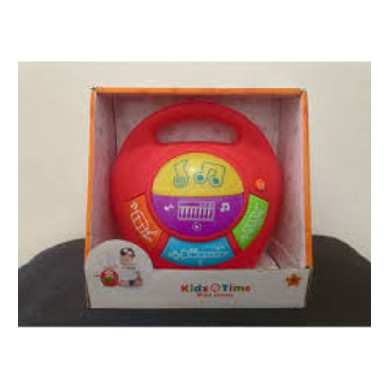 Mini Rocola Kidz Time Con Luces Y Sonidos Original Rojo