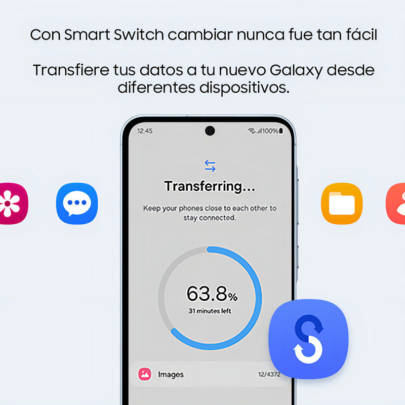 Teléfono Samsung Galaxy A55 5g 128 Gb, Azul Oscuro - Excelente (Reacondicionado)