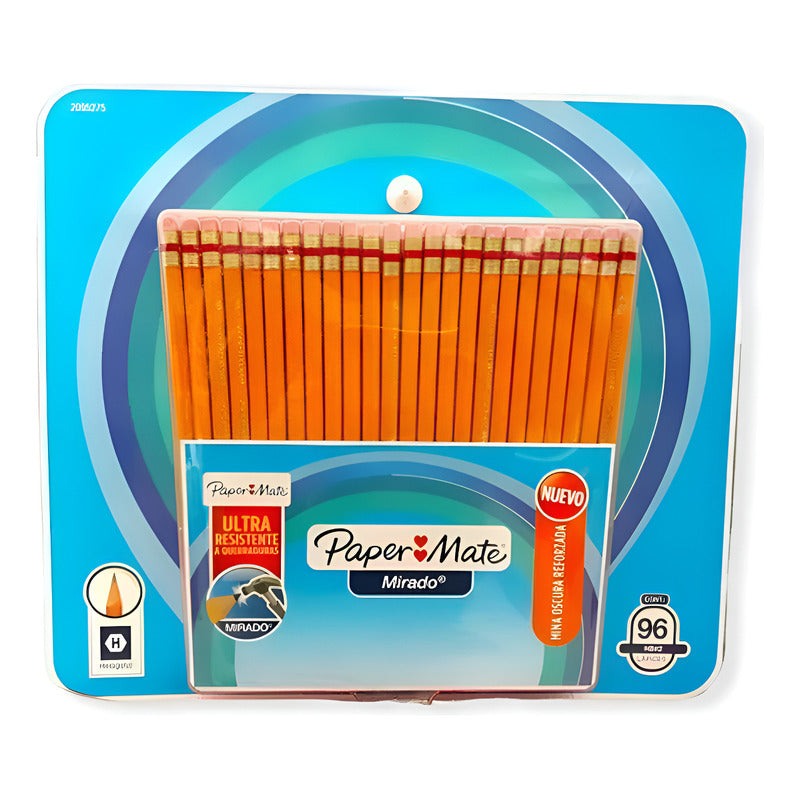 Lapiz Mirado Paper Mate #2 1/2 C/96pz Grafito