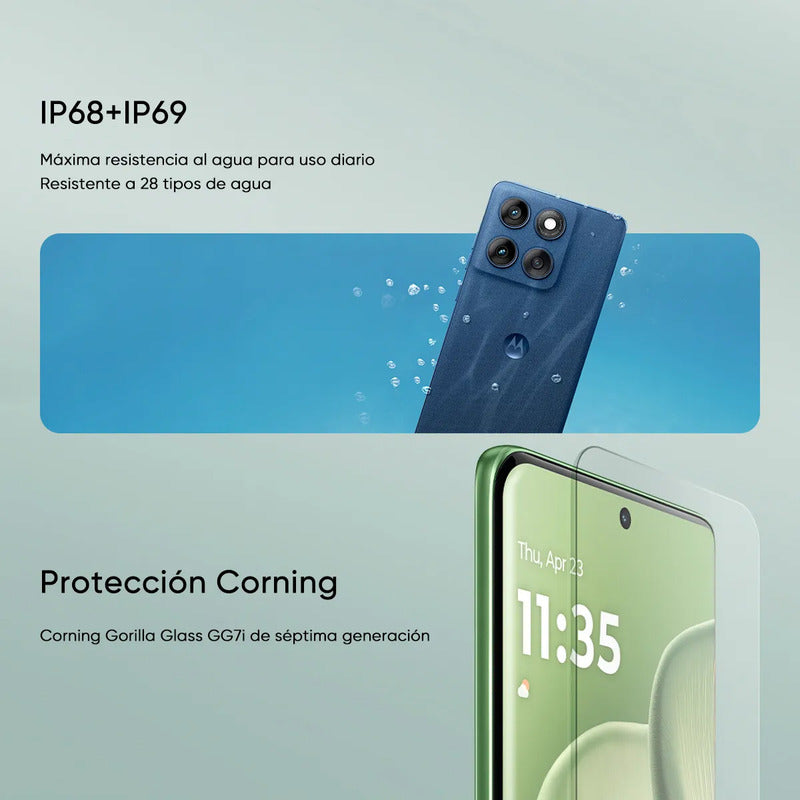 Motorola Moto Edge 60 5g Teléfono Sí 512gb 12gb Ram Celular 5500 Mah Ip68 Y Ip69 Smartphone Azul Global Rom (nuevo Con Caja Abierta)