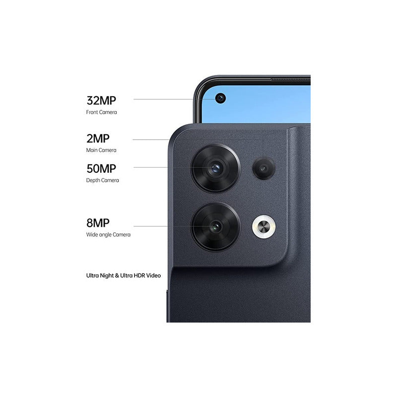 Oppo Reno 8 5g 12 Gb Ram 256 Gb Dorado Android Mediatek Dimensity 1300 (nuevo Con Caja Abierta)