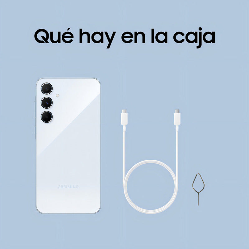 Teléfono Samsung Galaxy A55 5g 128 Gb, Azul Oscuro - Excelente (Reacondicionado)